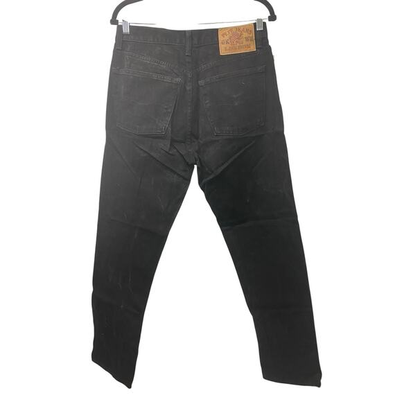 Vintage Pepe Jeans London Black Denim Mens Size 32x32 Straight Leg Y2K Hip Hop - Picture 2 of 5